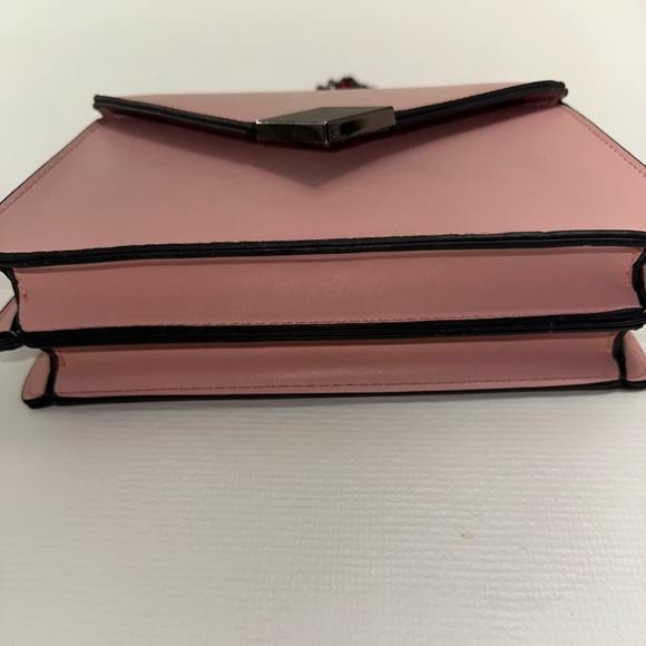 Pink Crossbody Bag with Chain Strap - Picture 5 of 8